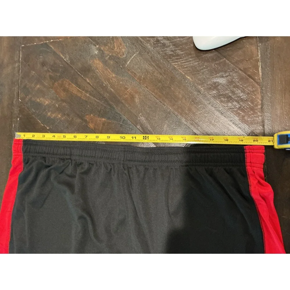 ProEdge Georgia Bulldogs Mens 2XL Athletic Shorts Black Red NCAA Gym Training